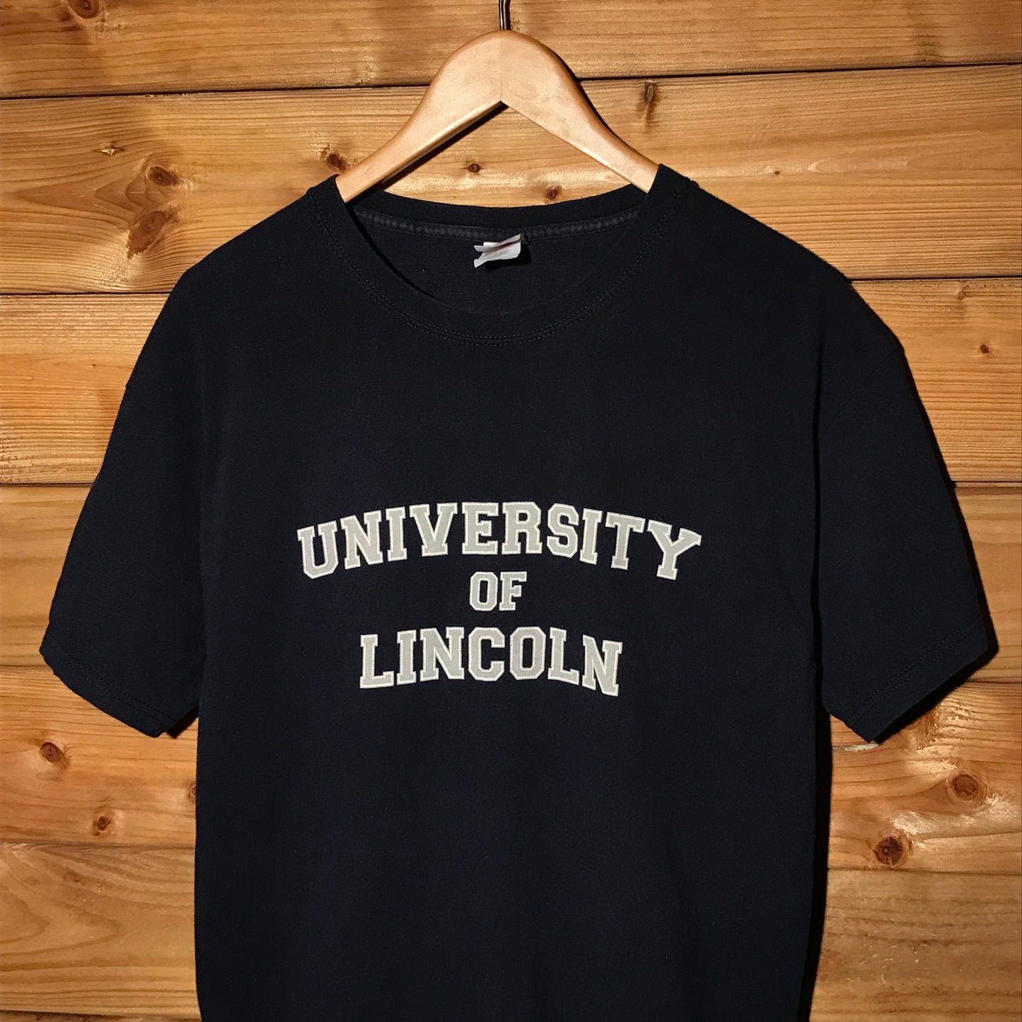 University Of Lincoln Spellout t shirt