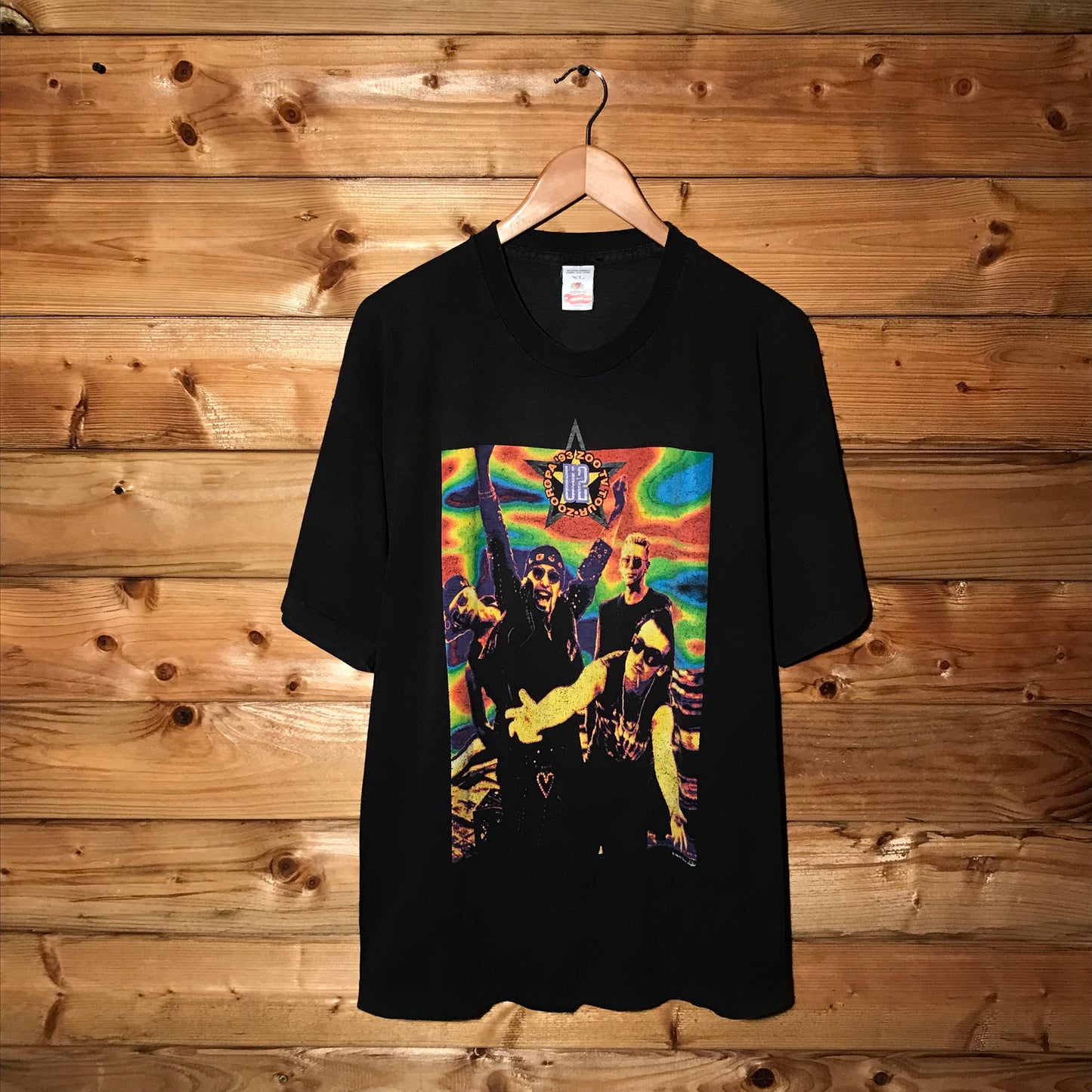 1993 U2 Zoo TV Zooropa Europe Tour t shirt