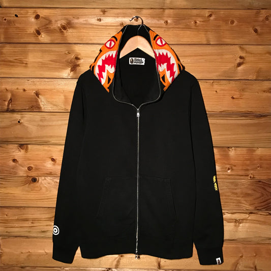 Bape, A Bathing Ape Tiger Face zip up hoodie