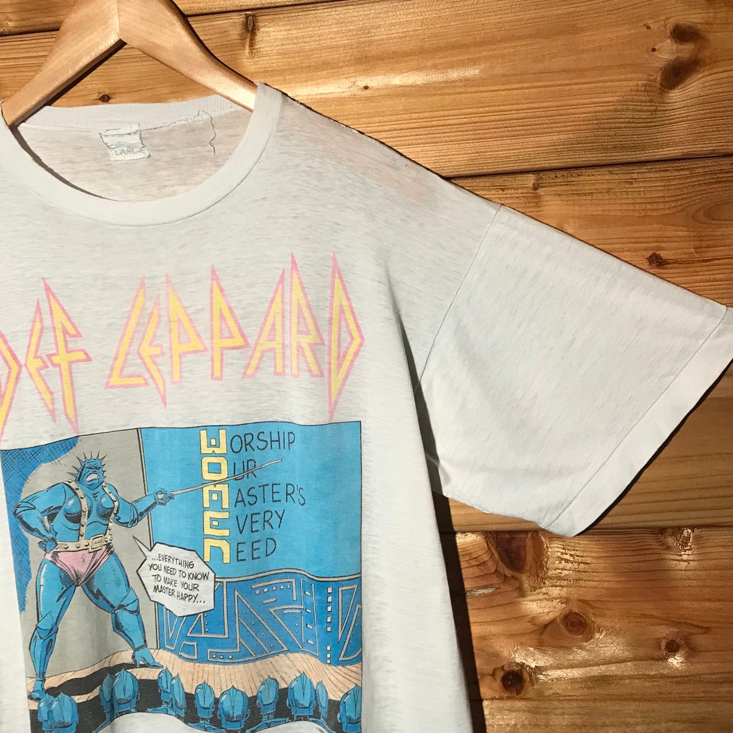 1988 Def Leppard Hysteria Tour Women t shirt