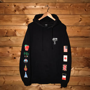 Stüssy International Flags World Tour hoodie