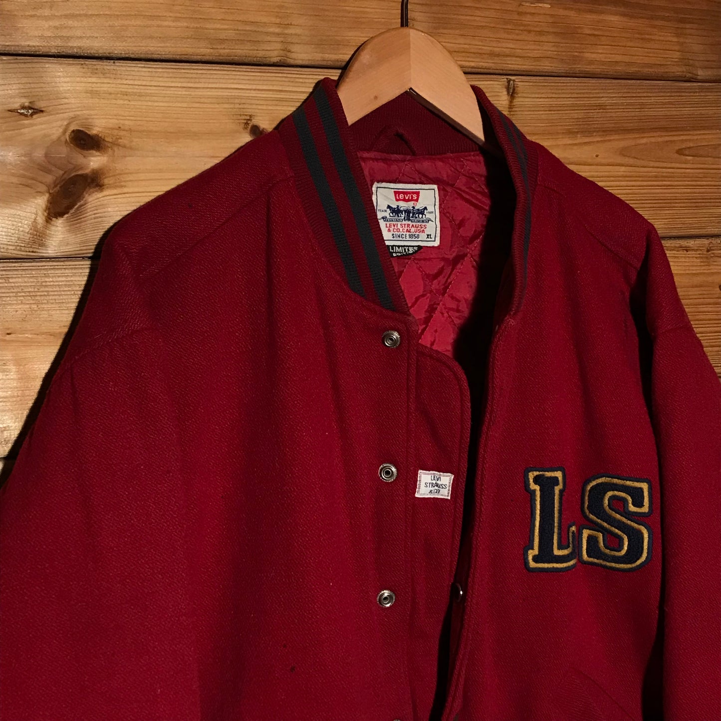 90s Levis Number 5 Limited Edition varsity jacket