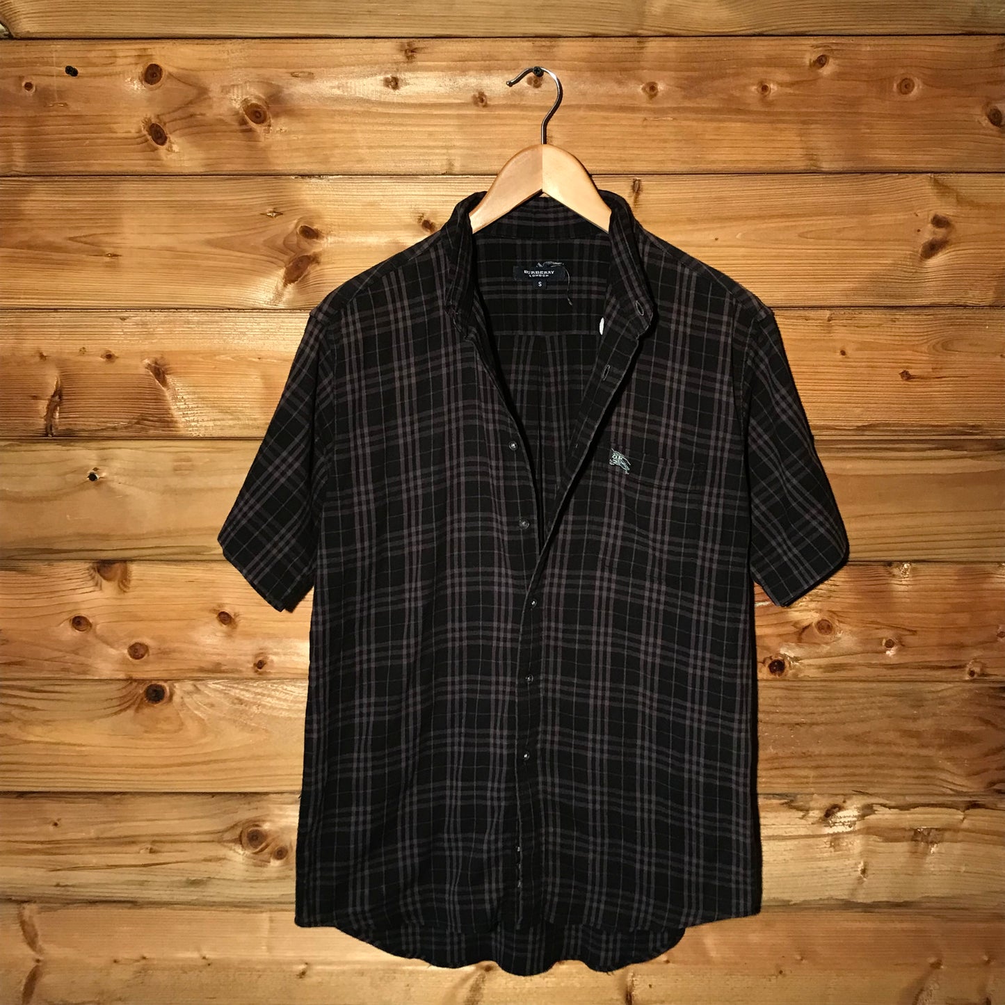 Burberry Nova Check Pattern short sleeve button up shirt