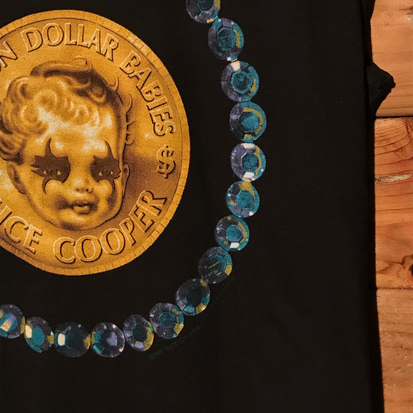 1989 Alice Cooper Billion Dollar Babies Album tank top t shirt