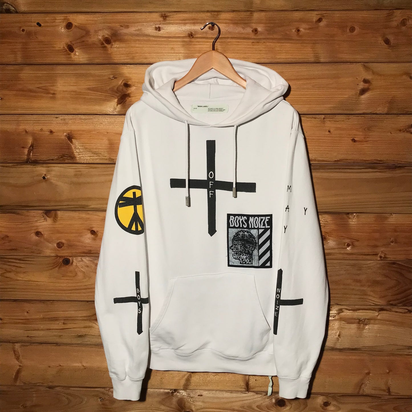 2017 Off White x Boys Noize Mayday Collection hoodie