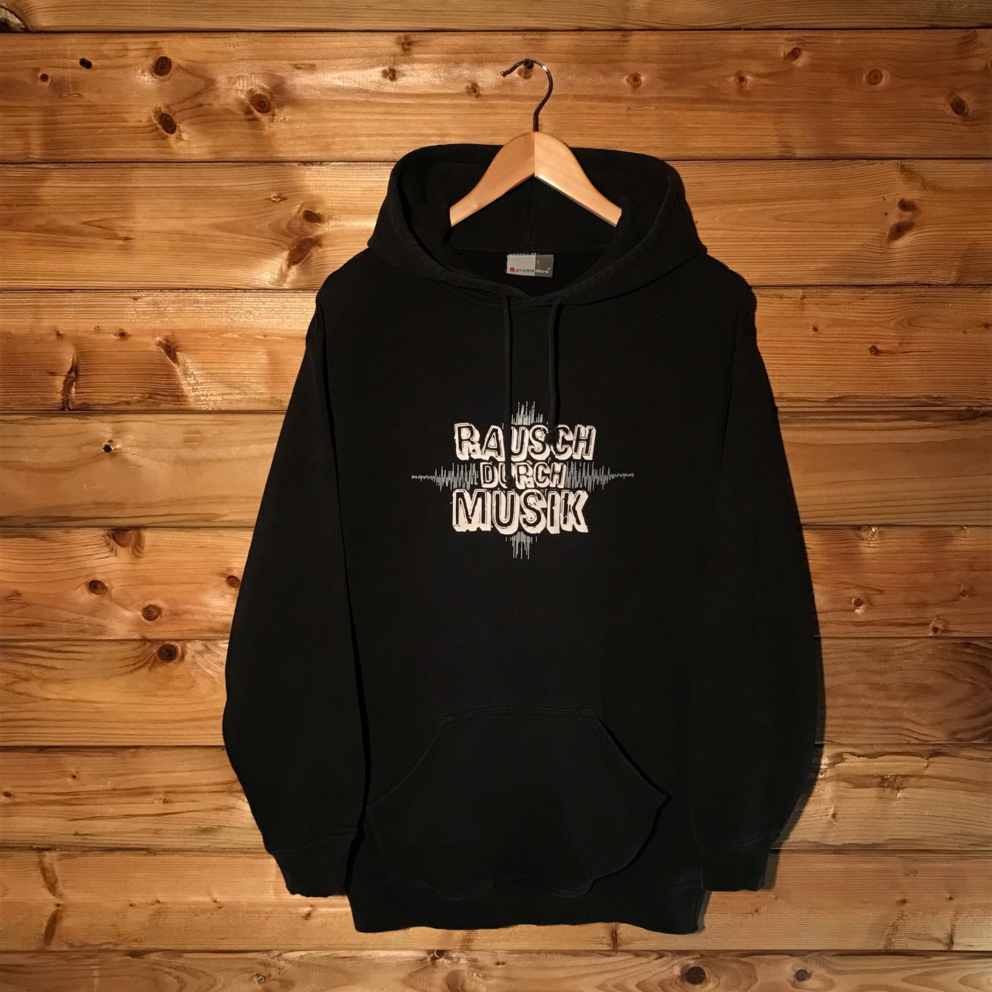 Sitte Rausch Durch Musik Centre Spellout hoodie