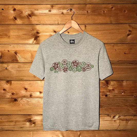 90s Stüssy Floral Link t shirt