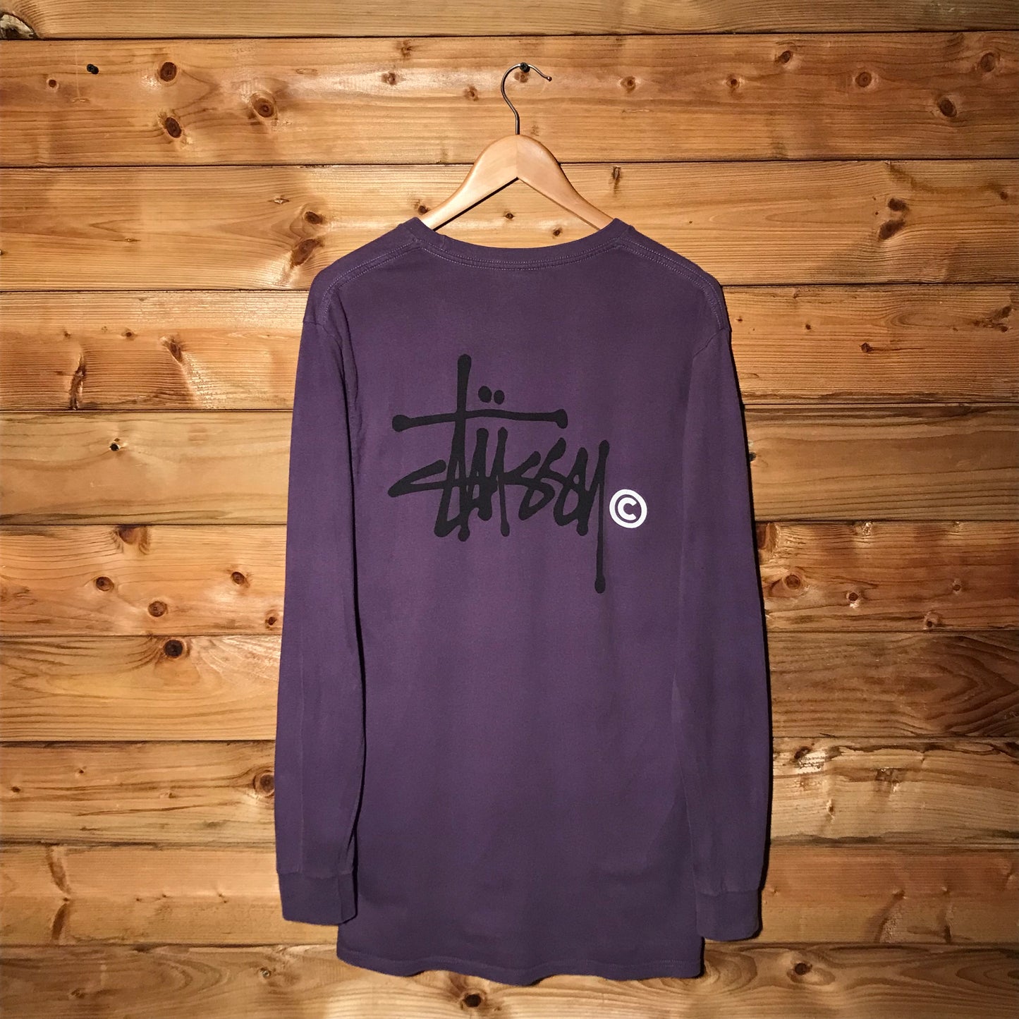 Stüssy Classic Double Script Spellout long sleeve t shirt