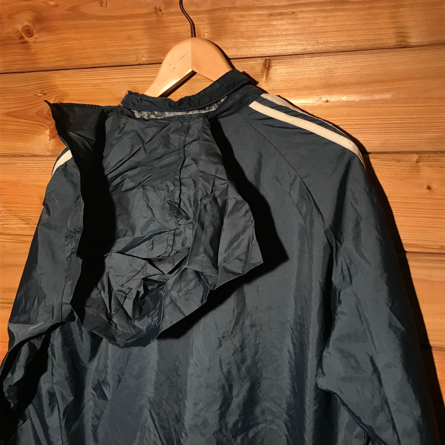 80s Adidas Boomgaarden Striped windbreaker jacket