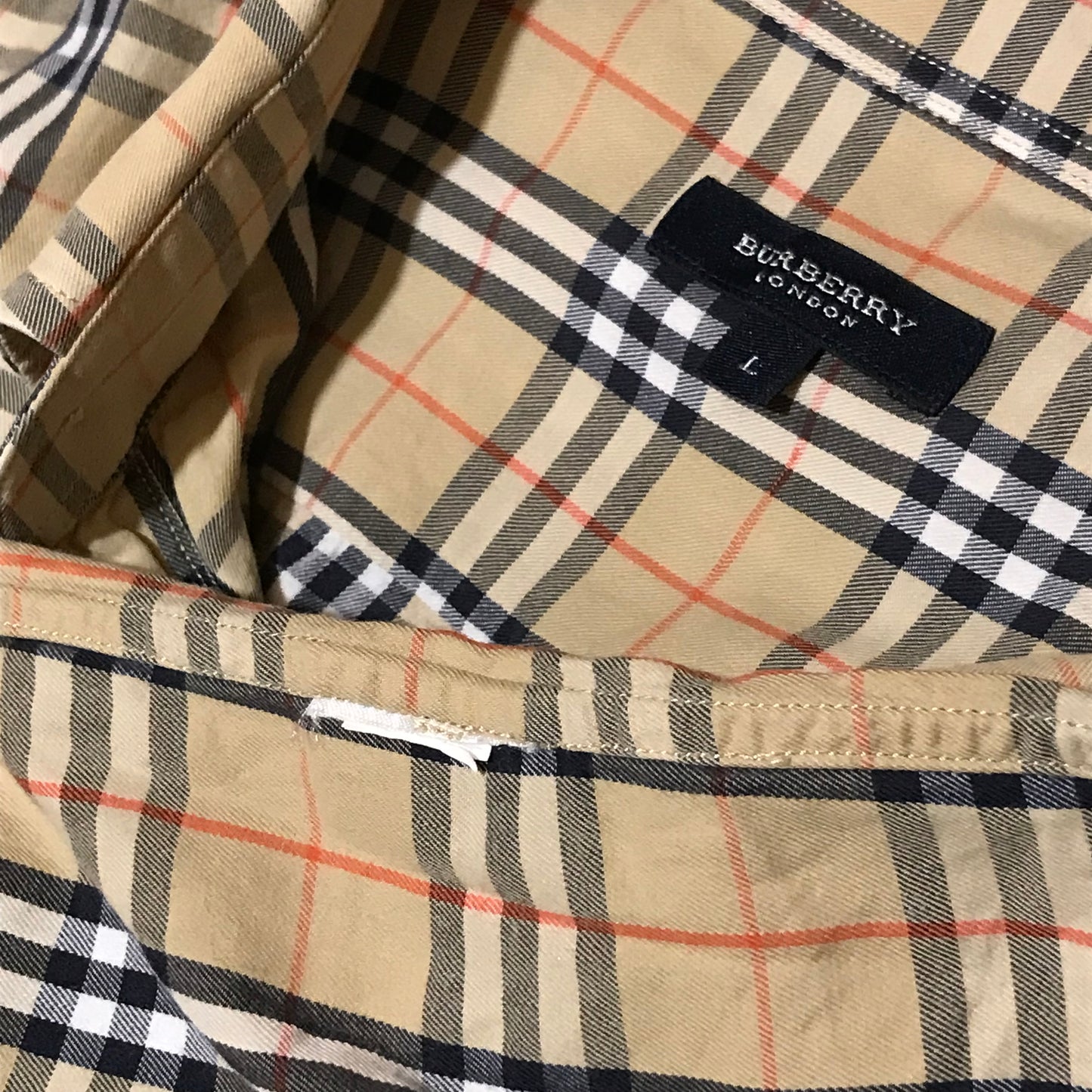 Burberry Nova Check Pattern short sleeve button up shirt