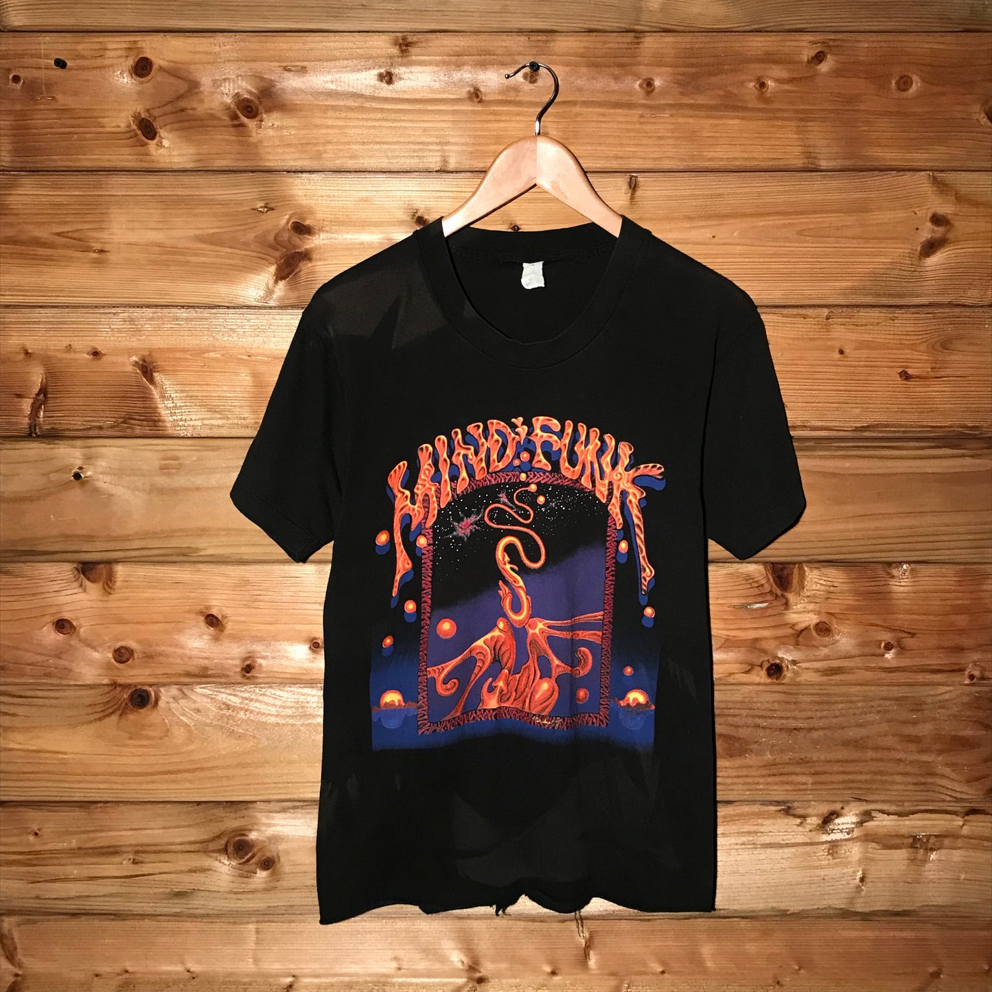 1991 Mindfunk Mindfunk Album Art Spellout t shirt