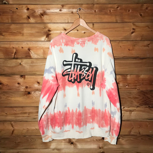 Stüssy Double Script Dye Pattern sweatshirt