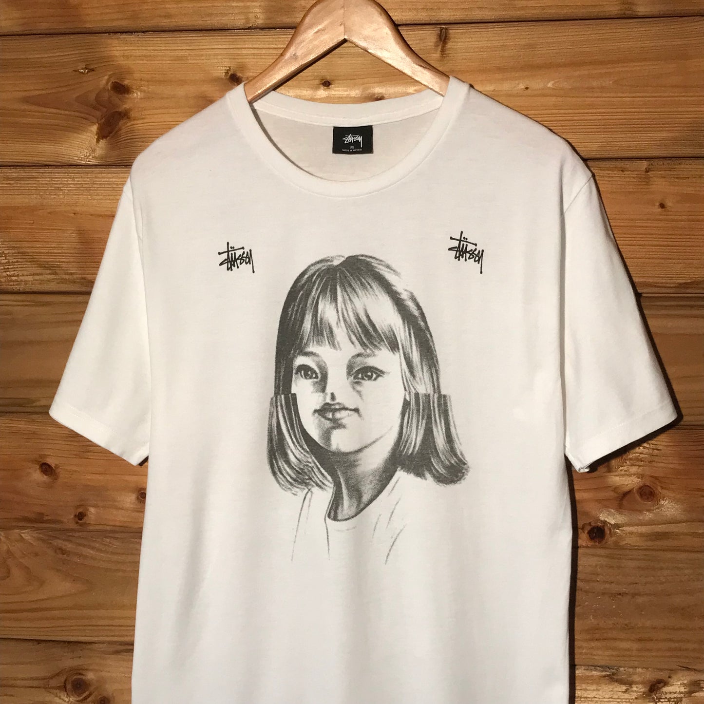 2016 Stüssy x DSM Sunset Girl Face t shirt