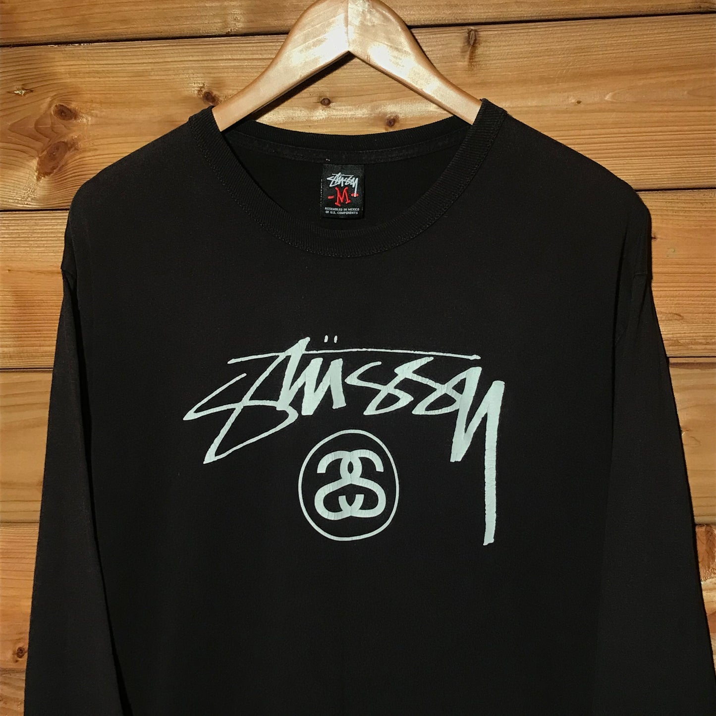 Stüssy Script and Link Logo long sleeve t shirt