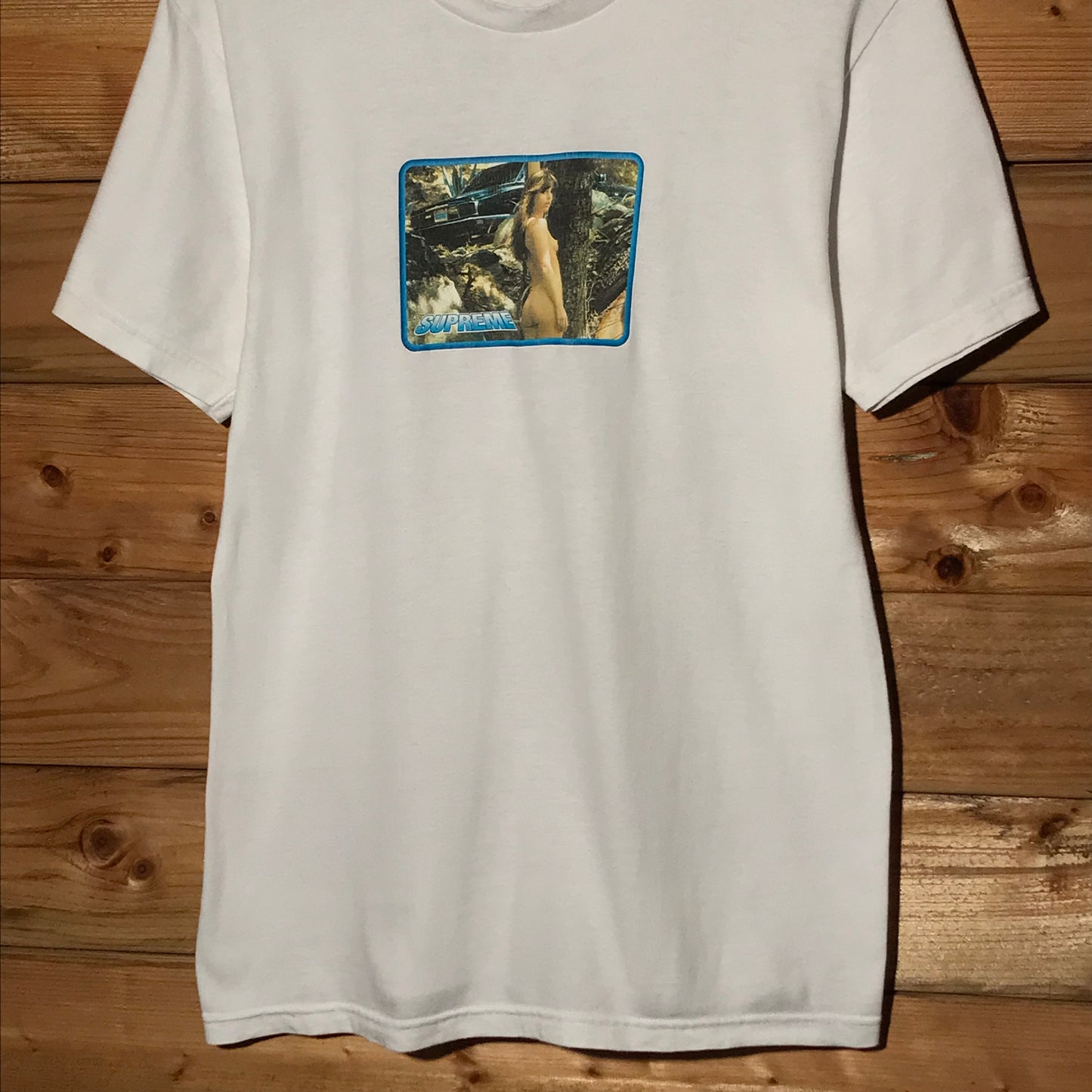 2017 Supreme Larry Clark Nude Girl Photo t shirt