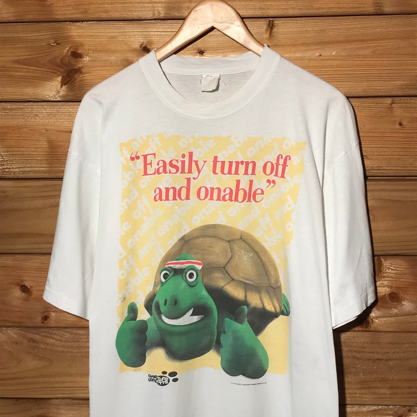 1991 Aardman Creature Comforts t shirt