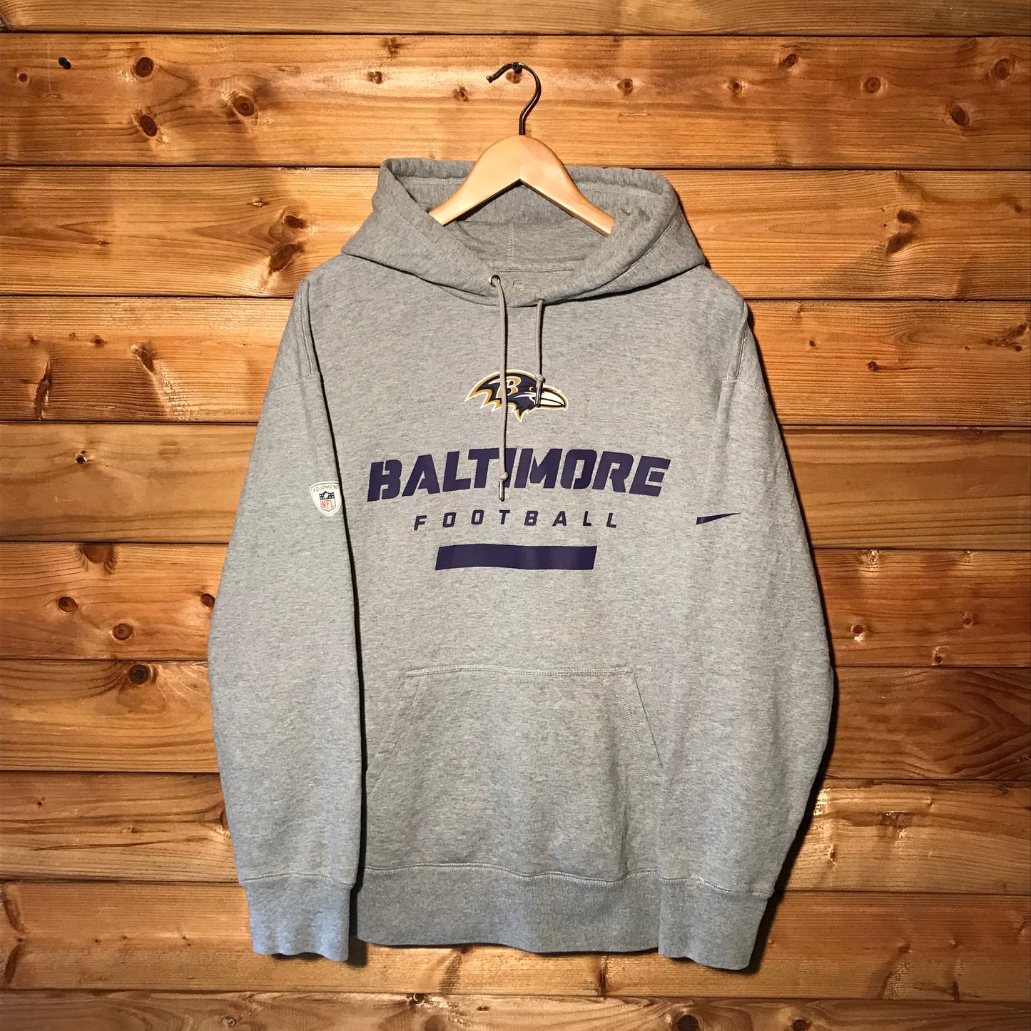 Nike NFL Baltimore Ravens Football Spellout hoodie