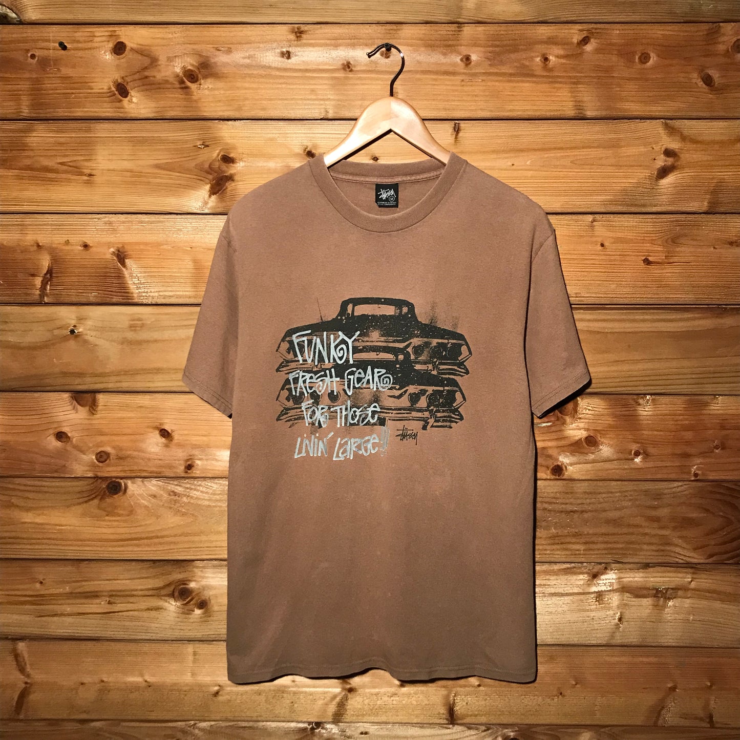 Stüssy Funky Fresh Gear Lowrider t shirt