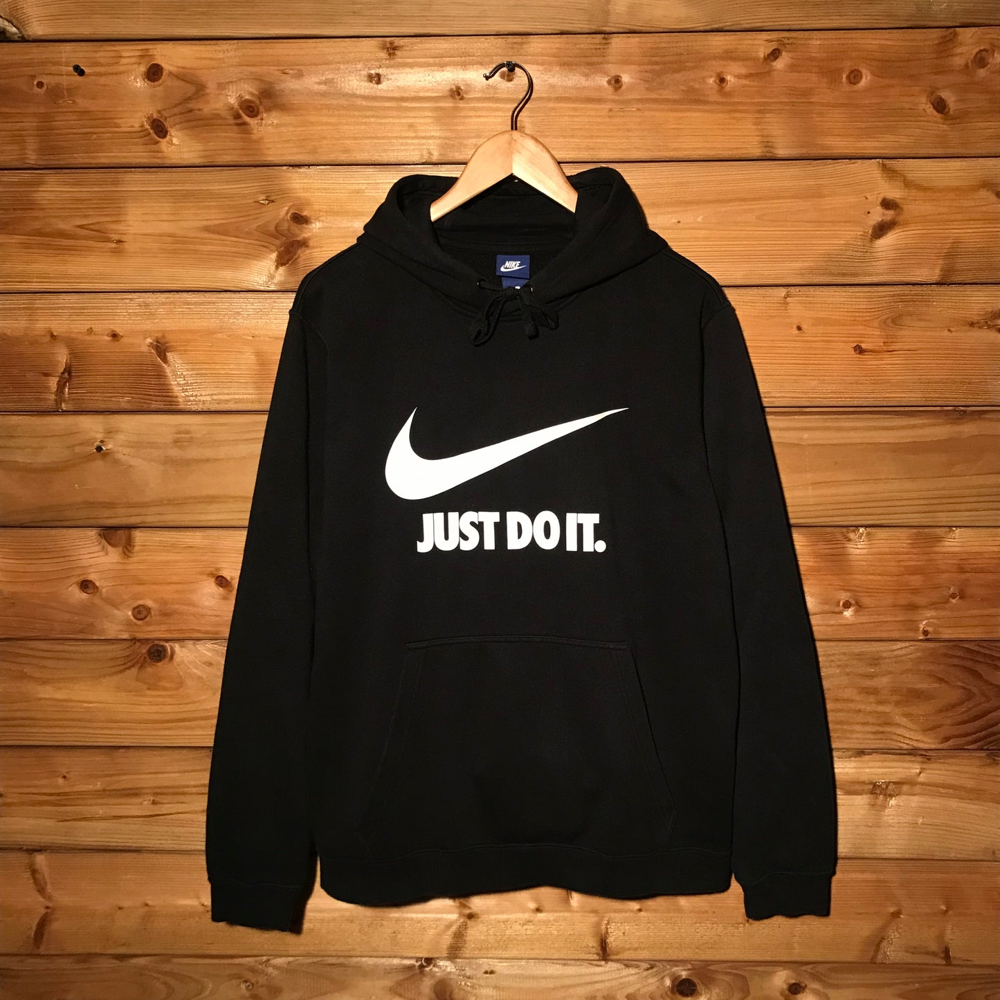 Nike Swoosh and Slogan hoodie