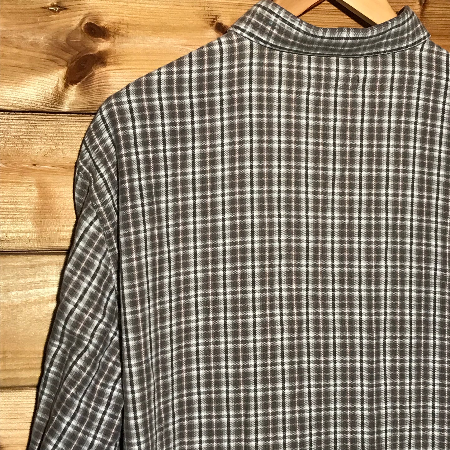 Sea Barrier Plaid button up overshirt