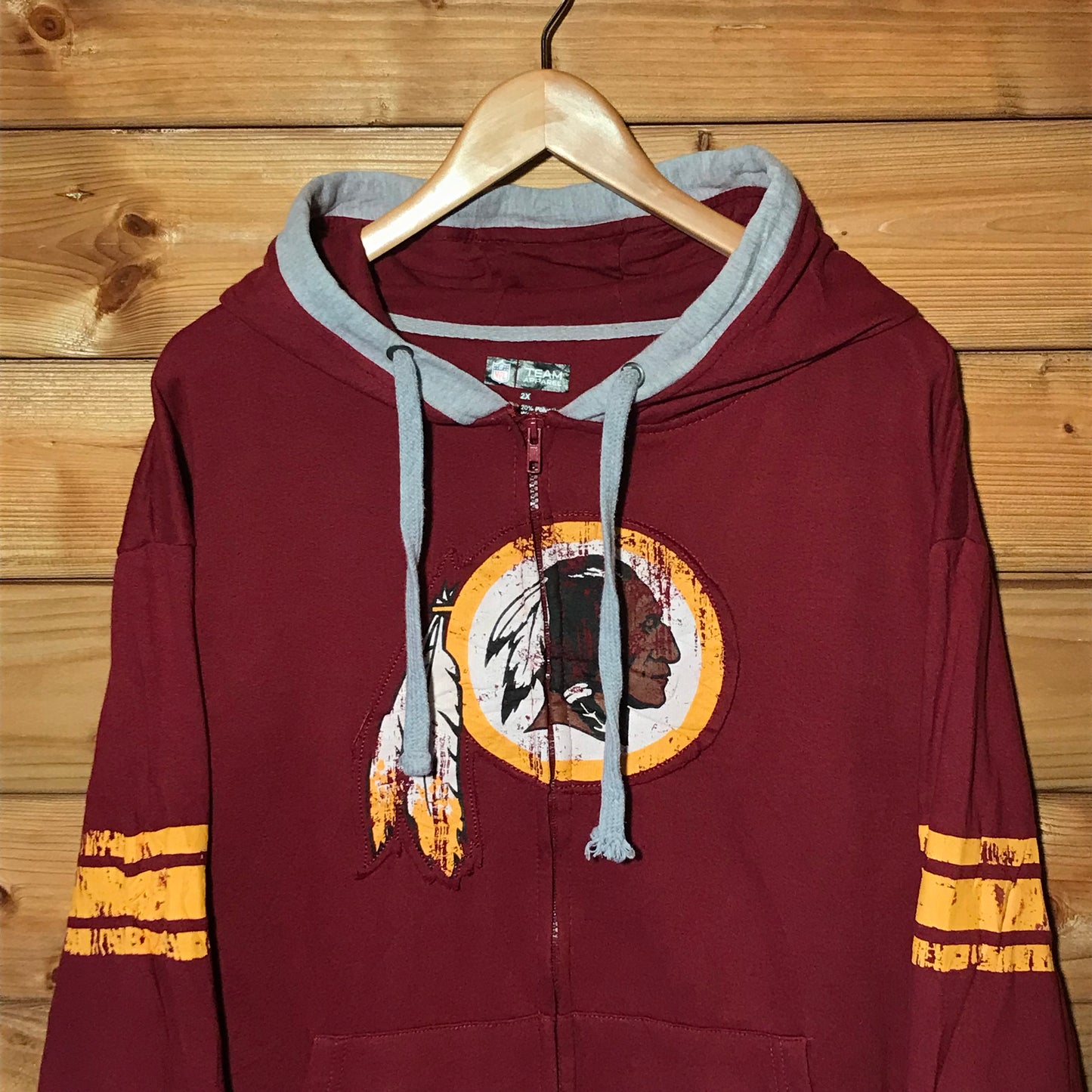 NFL Team Washington Redskins zip up hoodie