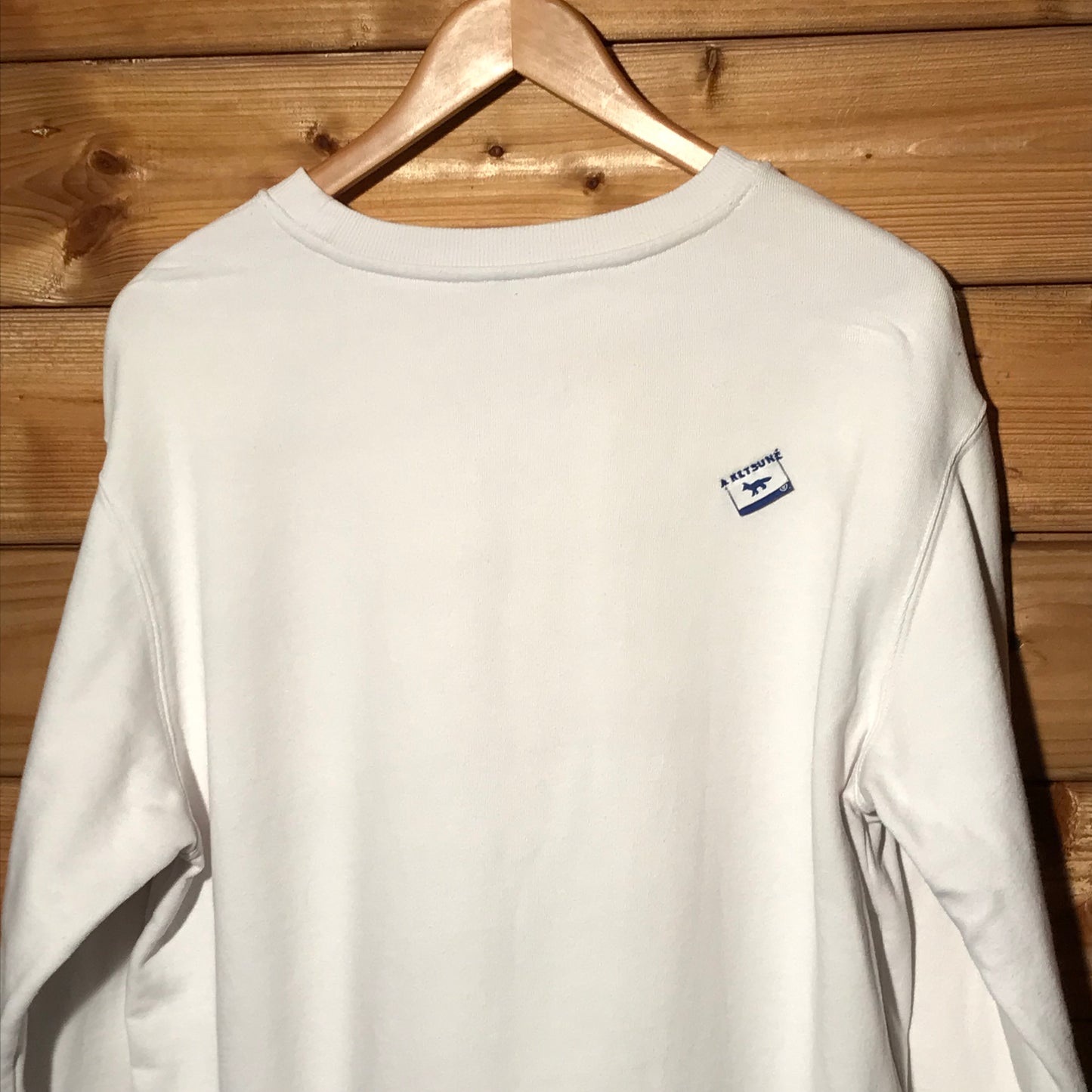 2020 Ader Error x Maison Kitsune Blue Fox sweatshirt