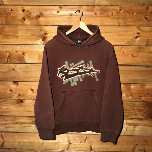 90s Stüssy x Customade Script Spellout hoodie