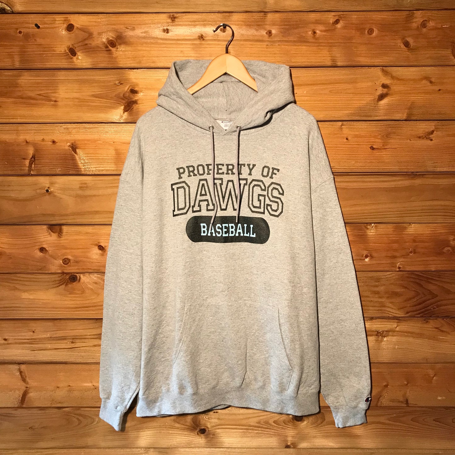 Champion Property Of Dawgs Baseball hoodie