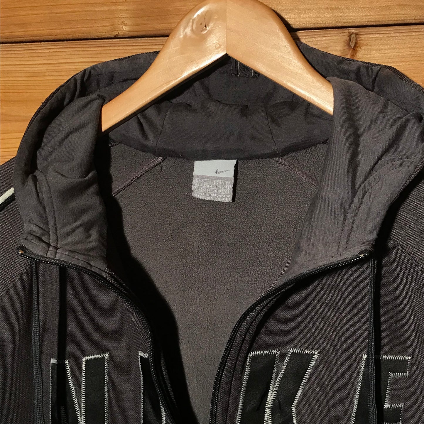 Nike Spellout Piping zip up hoodie