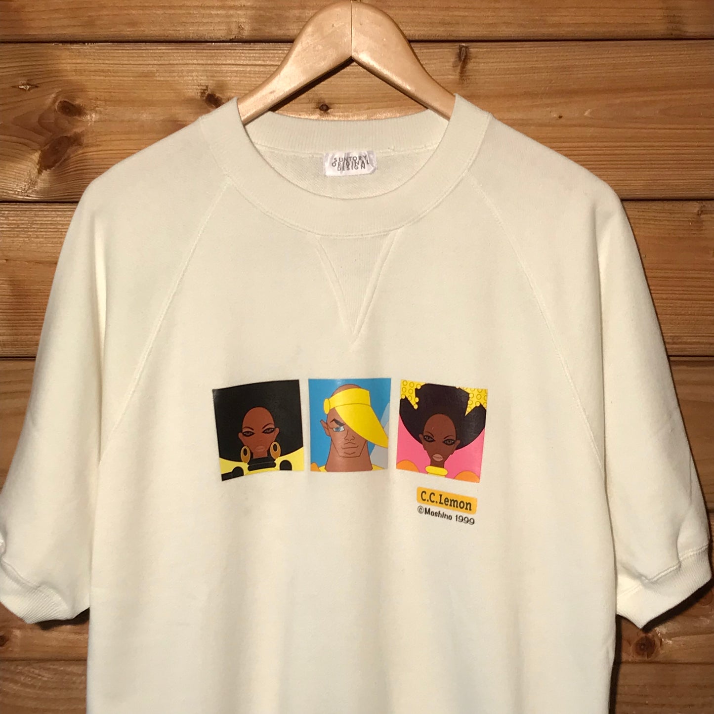 1999 Moschino CC Lemon short sleeve sweatshirt