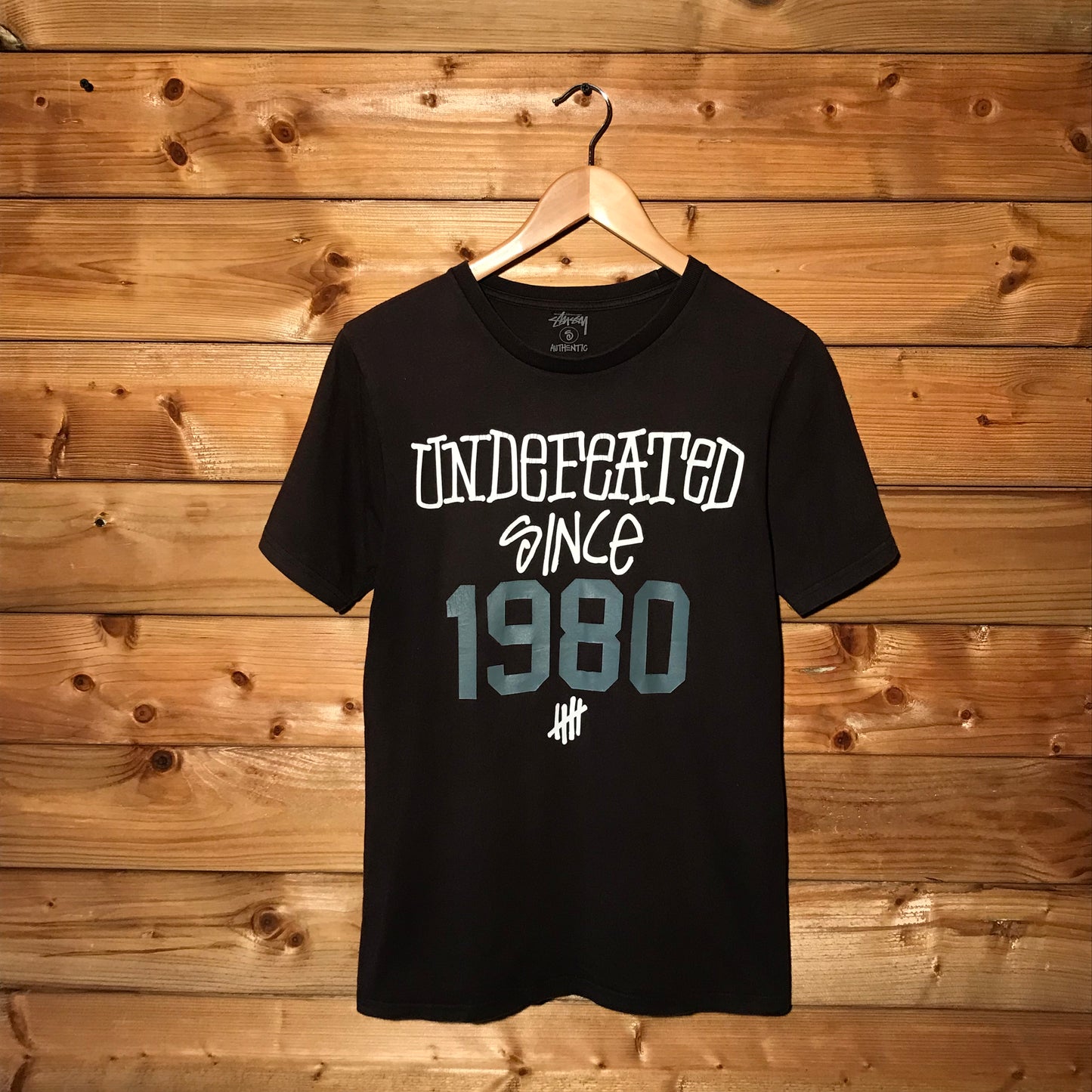 Stüssy x Undefeated Since 1980 t shirt