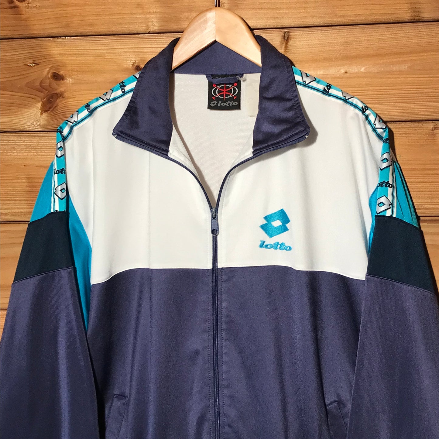 90s Lotto Taped track jacket