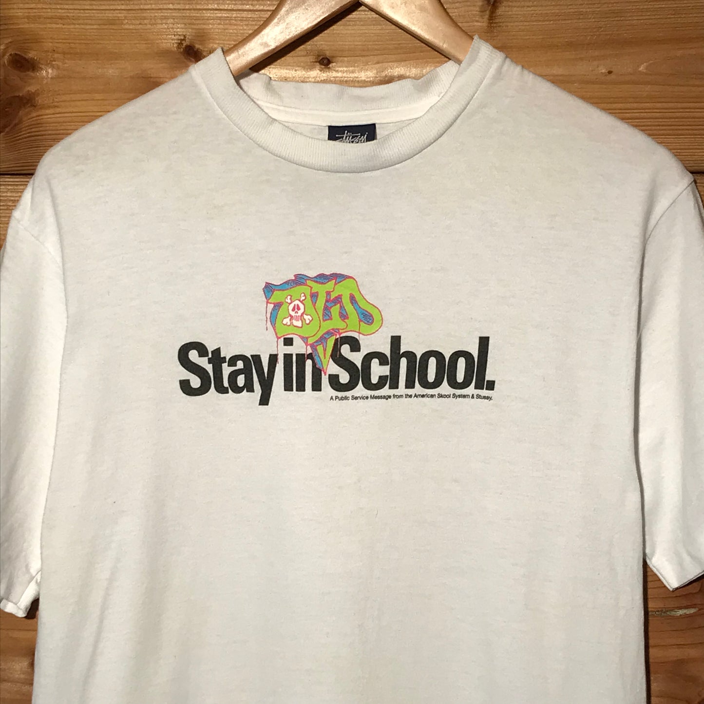 Stüssy Stay In Old School t shirt