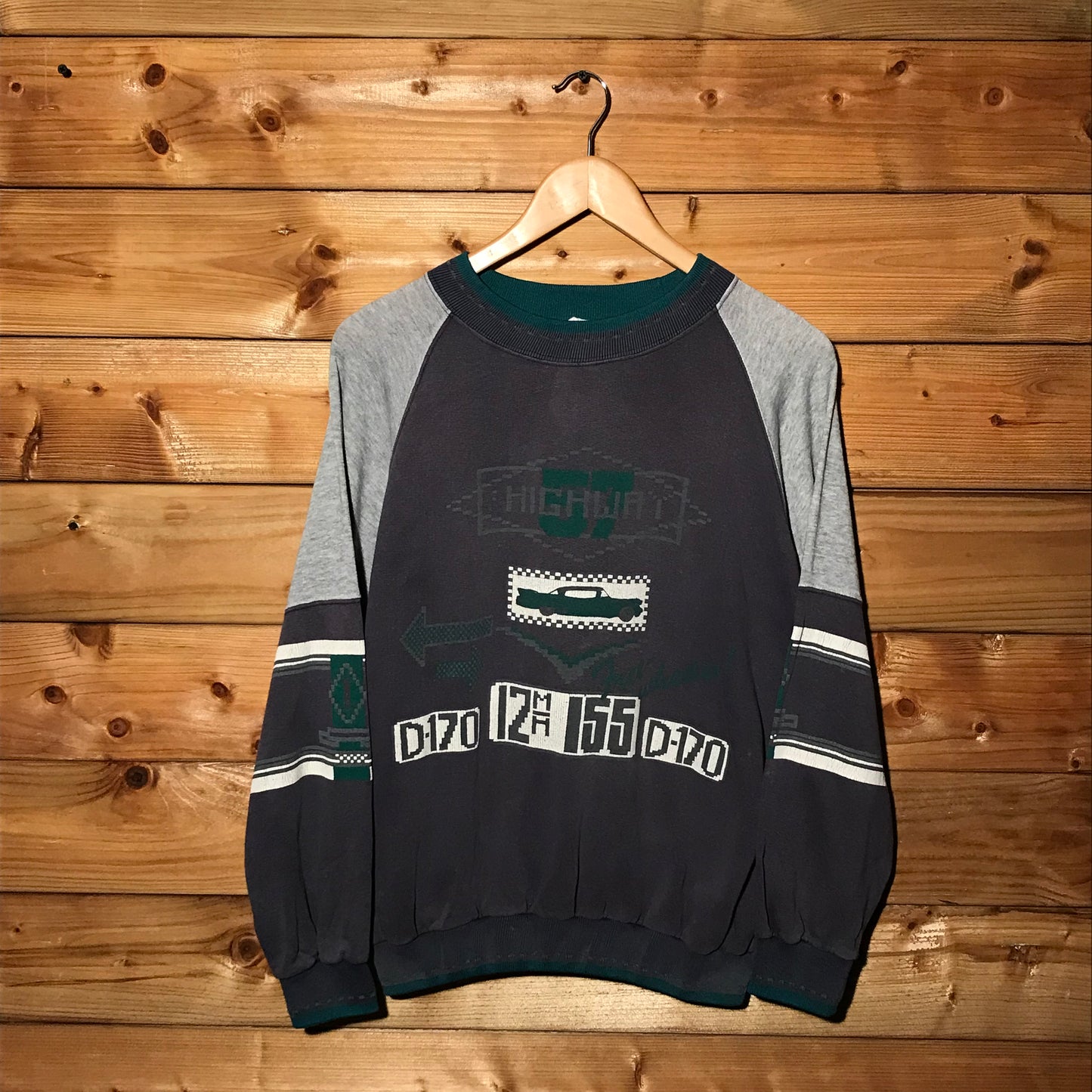 90s Free Wheelin' Highway Lowrider sweatshirt