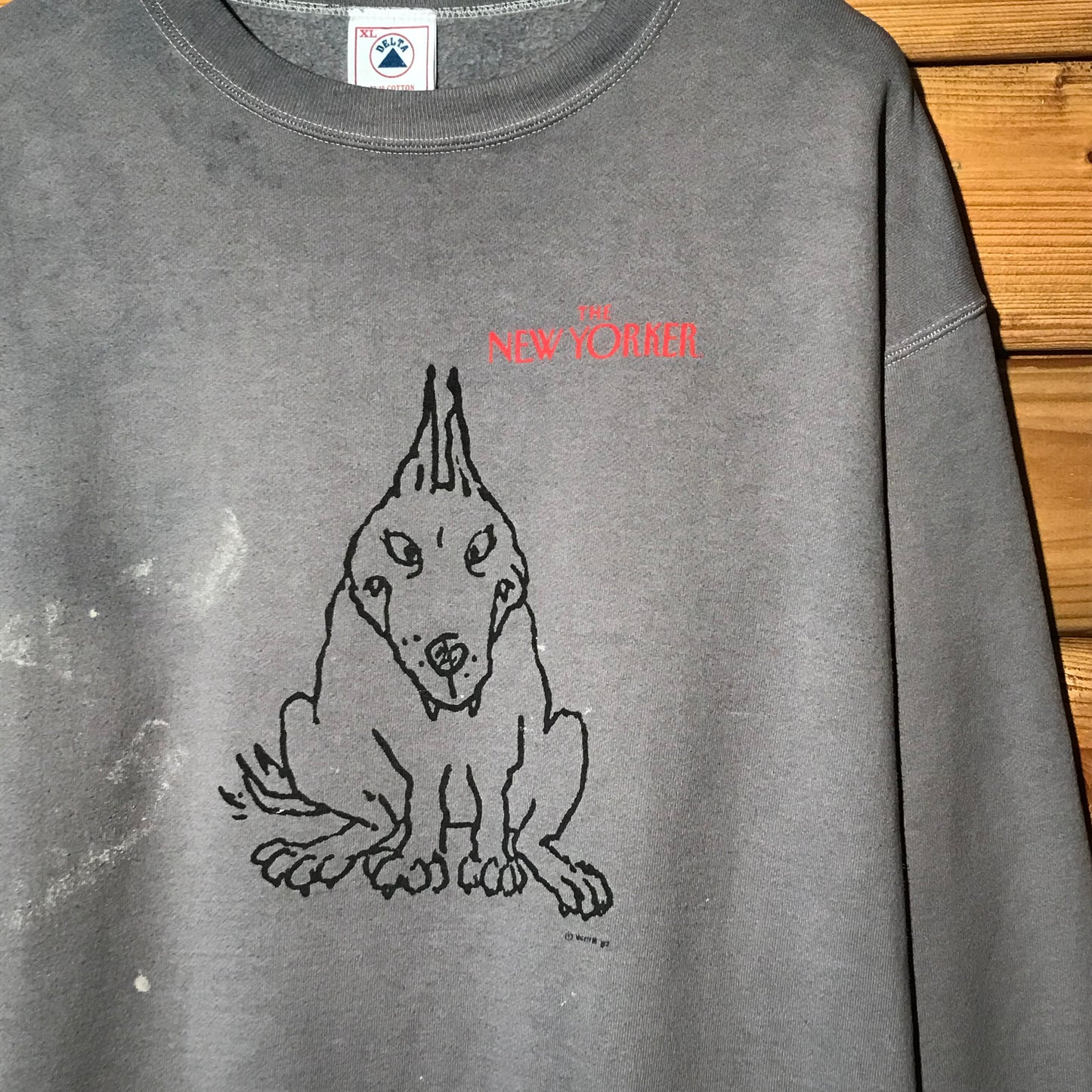 1987 The New Yorker Dog sweatshirt