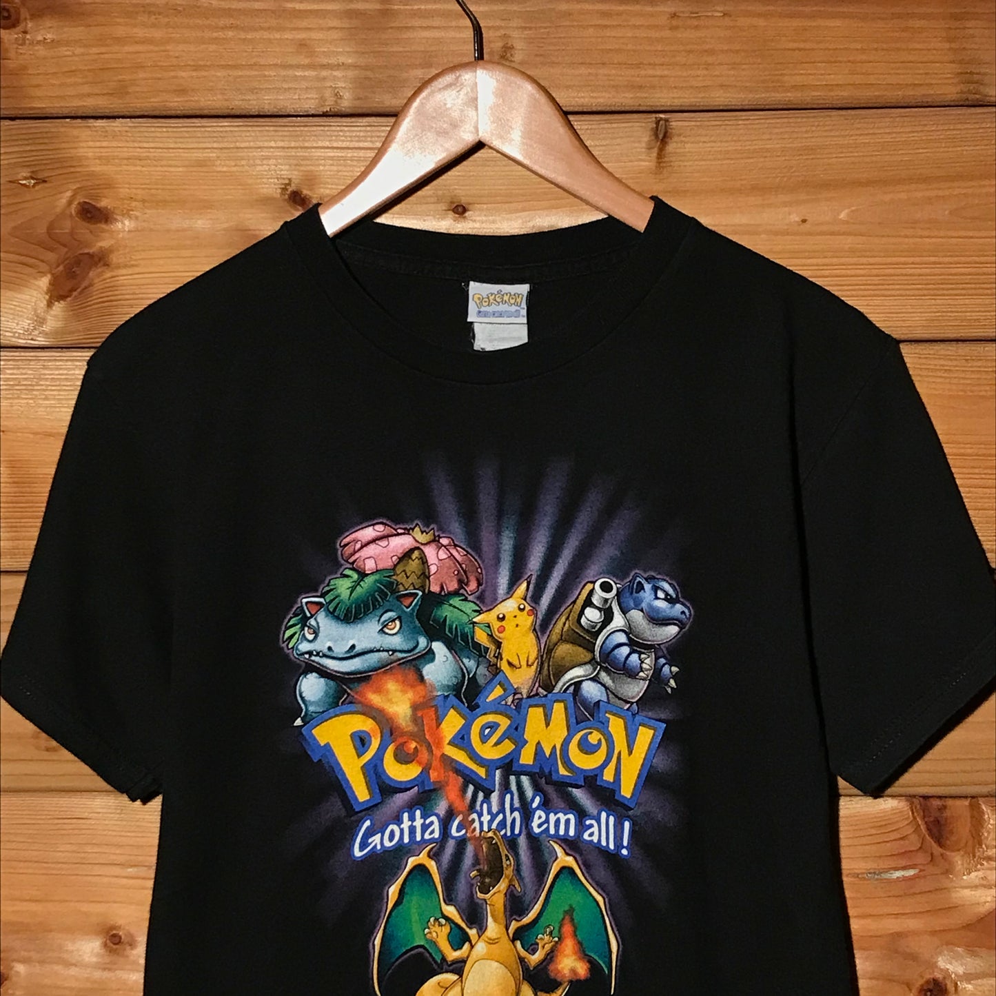 1999 Pokemon Starters Promo t shirt