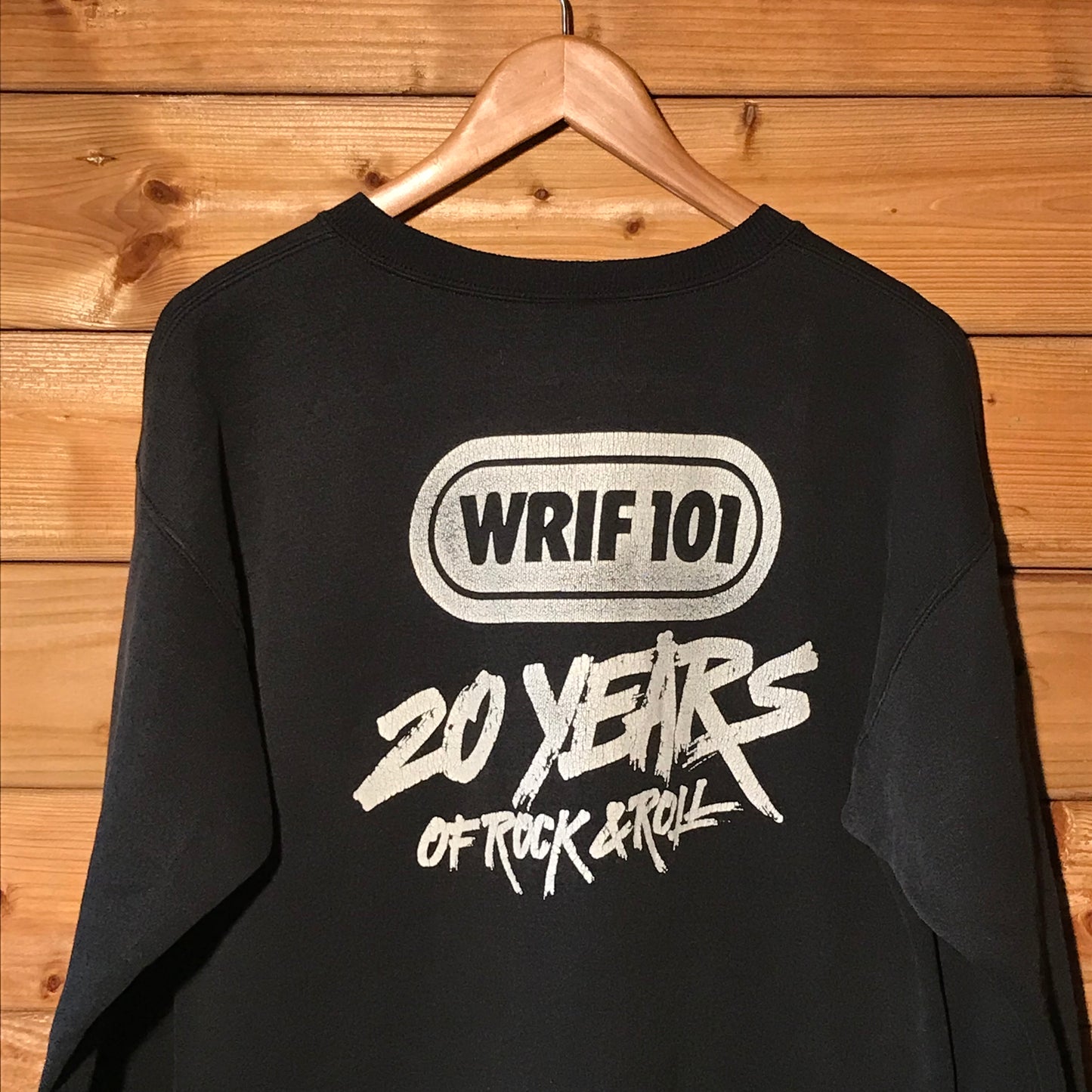 1991 101WRIF Rock Radio 20th Anniversary sweatshirt