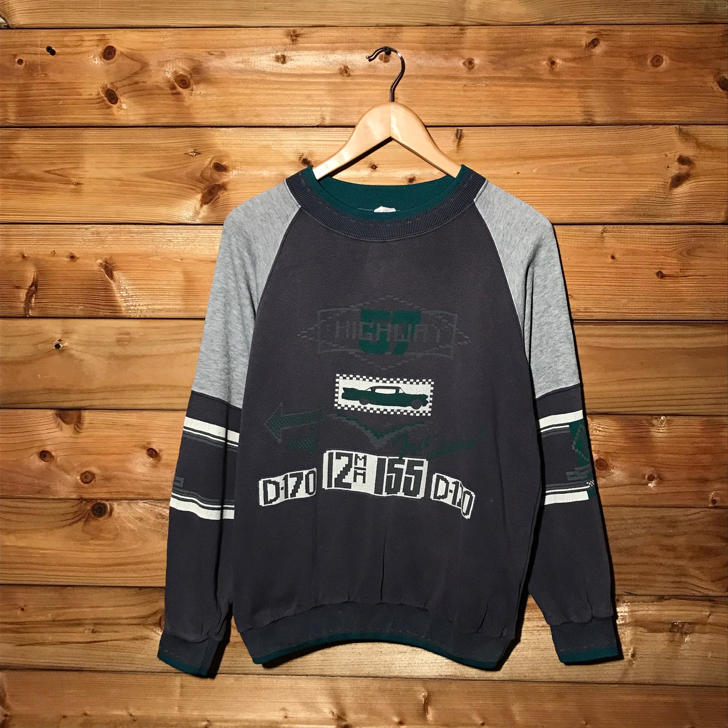 90s Free Wheelin' Highway Lowrider sweatshirt