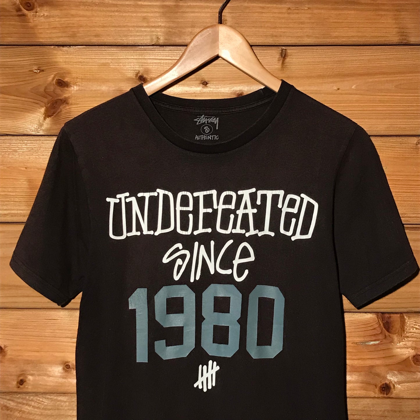 Stüssy x Undefeated Since 1980 t shirt