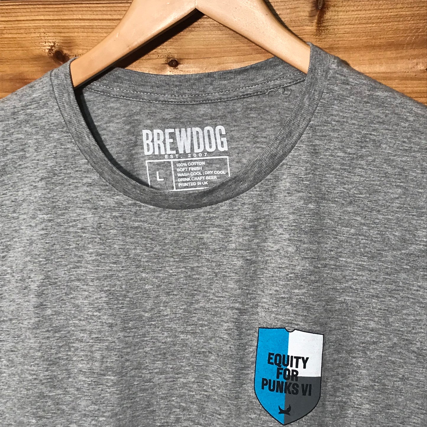 Brewdog Equity For Punks promo t shirt