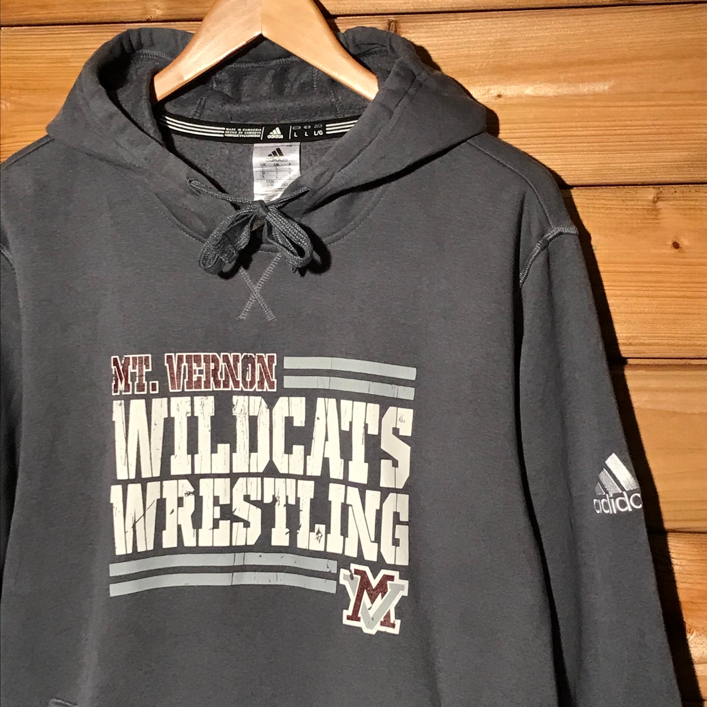 Adidas Mt. Vernon Wildcats Wrestling hoodie