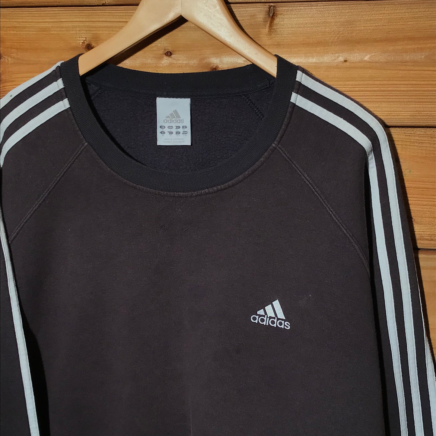 Adidas essentials striped sweatshirt