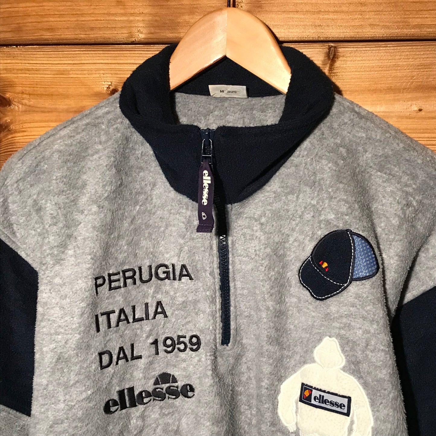 90s Ellesse Outfit quarter zip fleece sweatshirt