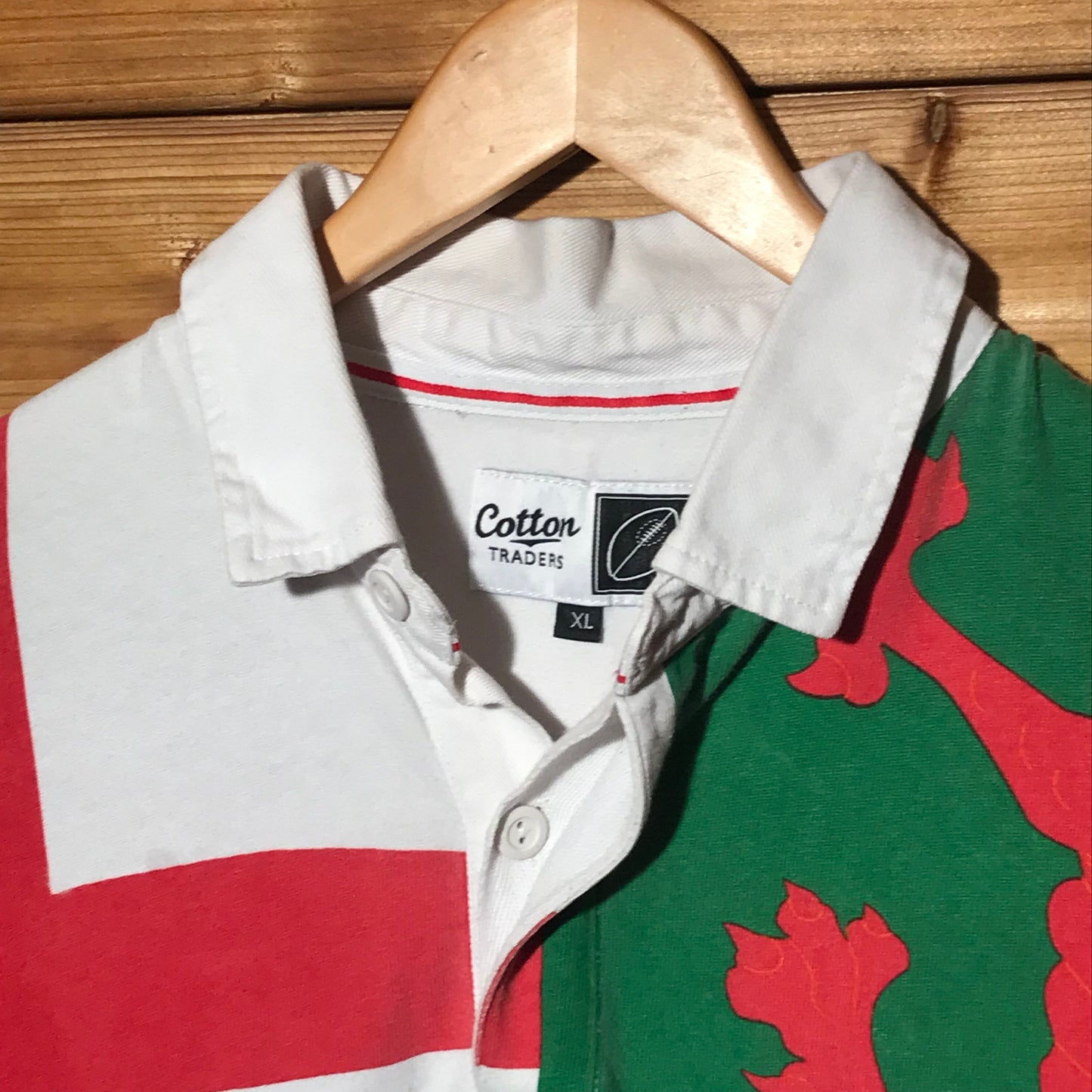 Cotton Traders Multi Flag polo t shirt