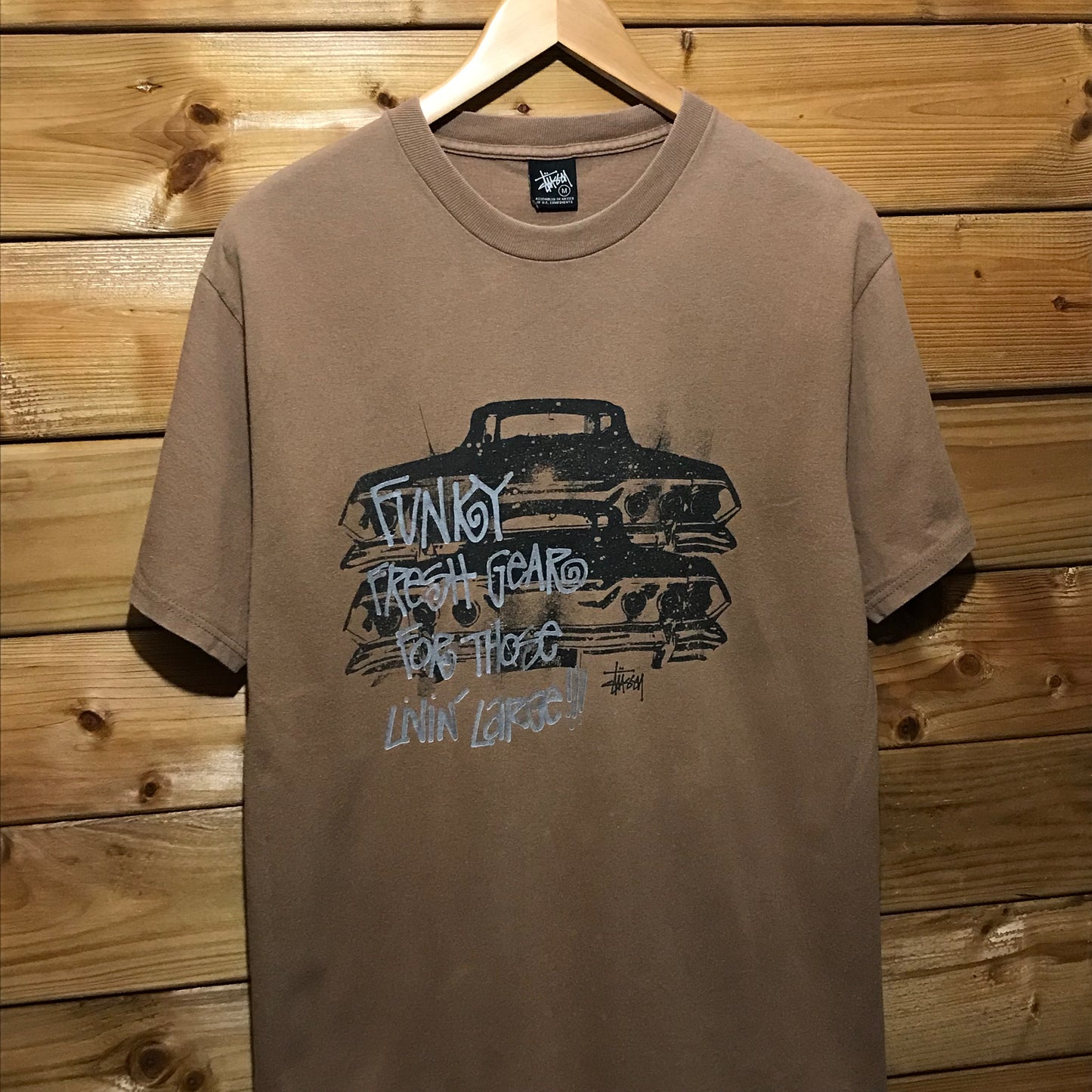 Stüssy Funky Fresh Gear Lowrider t shirt