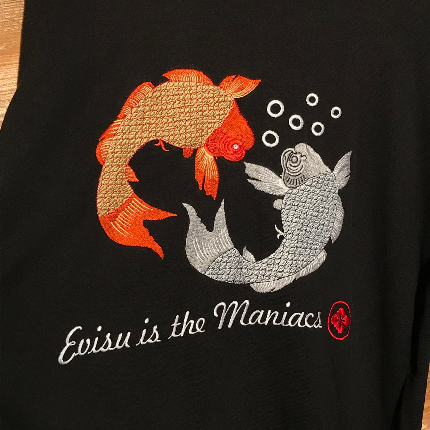 Evisu Maniacs Koi Fish sweatshirt