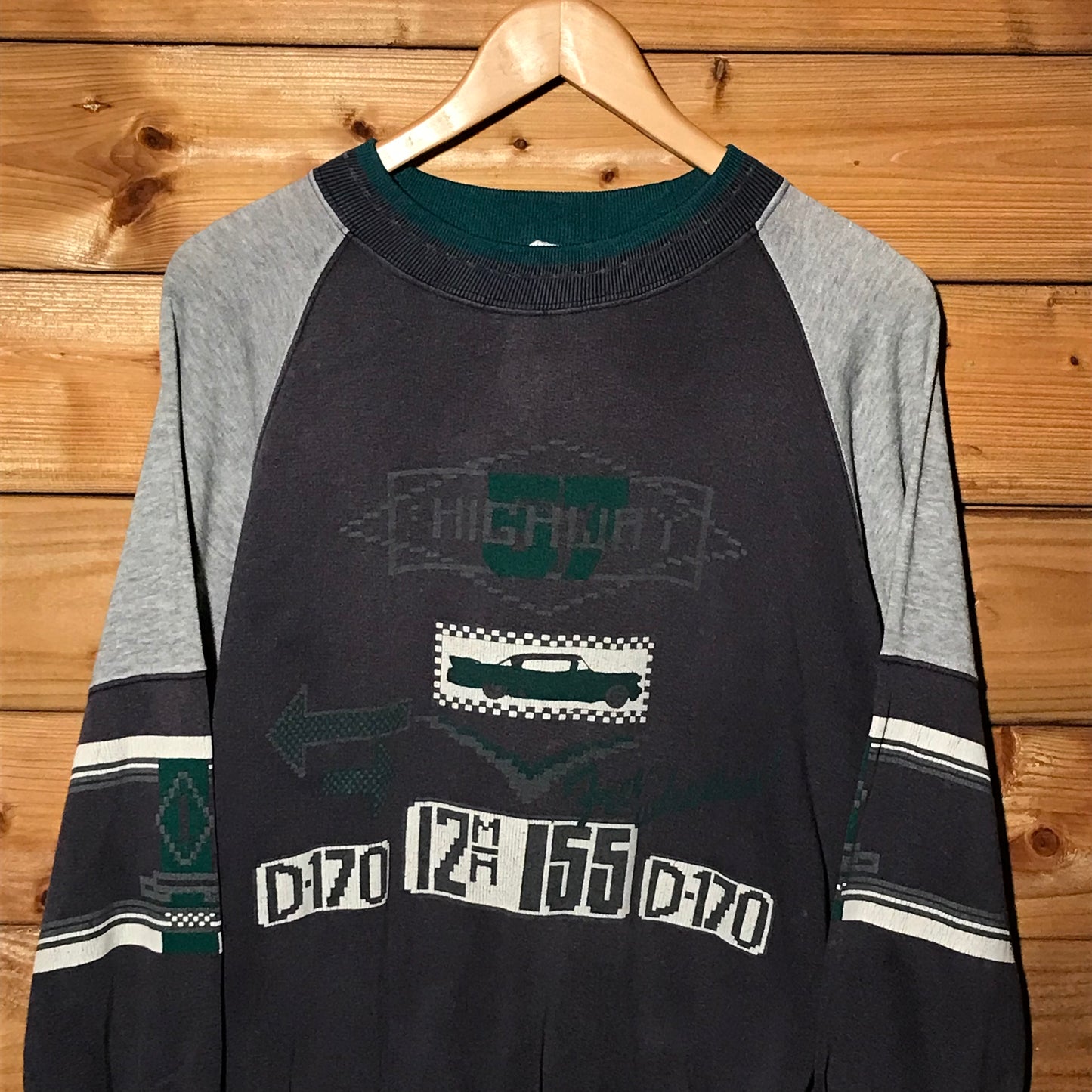 90s Free Wheelin' Highway Lowrider sweatshirt