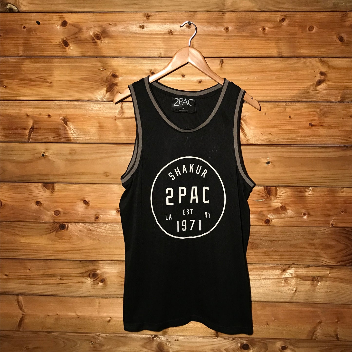 2Pac Shakur Mesh tank top t shirt