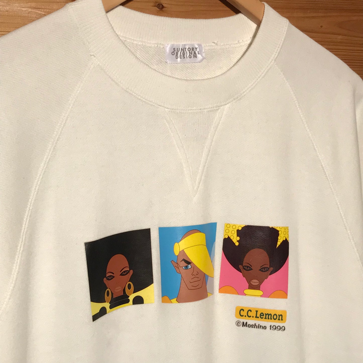 1999 Moschino CC Lemon short sleeve sweatshirt