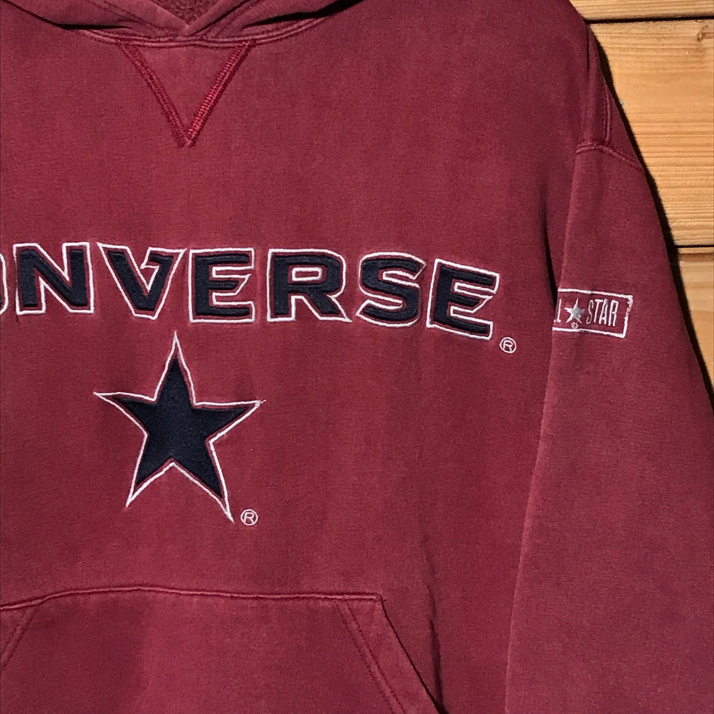 90s Converse All Star Spellout hoodie